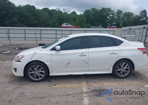 2013 Nissan Sentra Sr из США, поврежденный, VIN 3N1AB7AP0DL661798